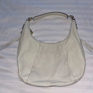 Aimee Kestenberg Cream White Leather Hobo Bag